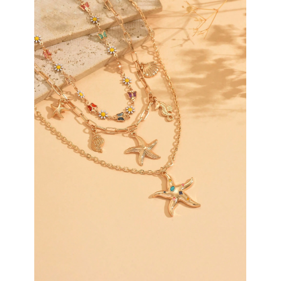 3pcs/Set Bohemian Style Colorful Crystal Butterfly