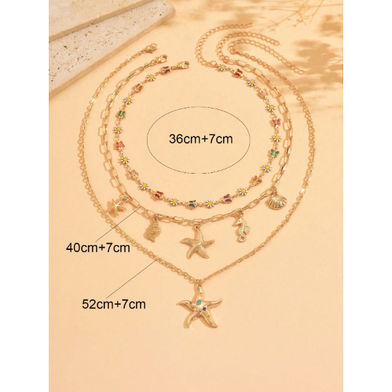 3pcs/Set Bohemian Style Colorful Crystal Butterfly